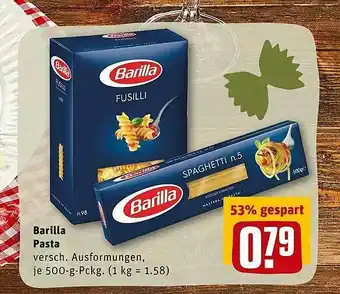 REWE Kaufpark Barilla Pasta Angebot