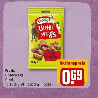 REWE Kaufpark Frolic Unterwegs Angebot