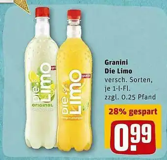 REWE Kaufpark Granini Die Limo Angebot