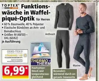 Norma Toptex funktionswäsche in waffelpiqué-optik Angebot