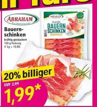 Norma Abraham bauernschinken Angebot