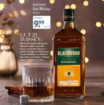 Aldi Nord Blackwood irish whiskey Angebot