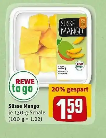 REWE Kaufpark Rewe To Go Süsse Mango Angebot