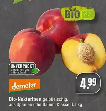 Scheck-in-Center Bio-nektarinen Demeter Angebot