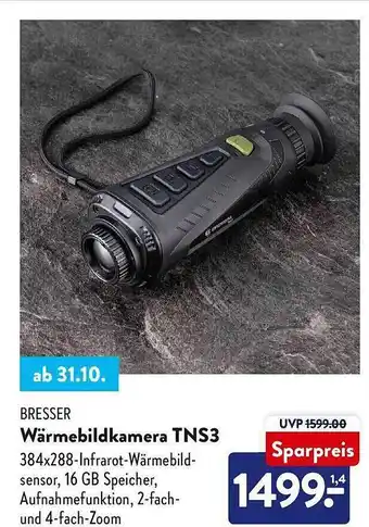 Aldi Süd Bresser wärmebildkamera tns3 Angebot