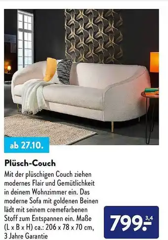 Aldi Süd Plüsch-couch Angebot