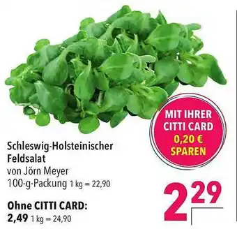 CITTI Markt Schleswig-holsteinischer feldsalat Angebot