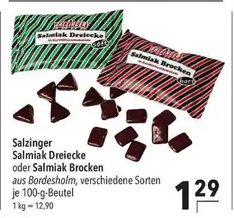 CITTI Markt Salzinger salmiak dreiecke oder salmiak brocken Angebot