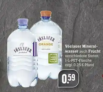 Scheck-in-Center Vöslauer Mineral-wasser Auch Frucht Angebot