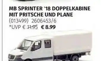 Müller Mb sprinter '18 doppelkabine mit pritsche und plane Angebot