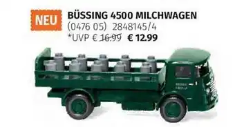 Müller Büssing 4500 milchwagen Angebot