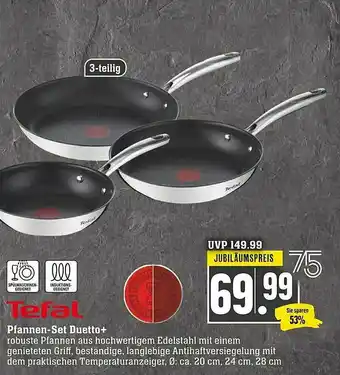 Scheck-in-Center Tefal Pfannen-set Duetto+ Angebot