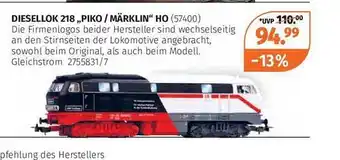 Müller Diesellok 218 „piko oder märklin“ ho Angebot