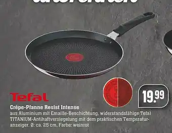 Scheck-in-Center Tefal Crêpe-pfanne Resist Intense Angebot