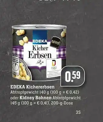 Scheck-in-Center Edeka Kichererbsen Angebot