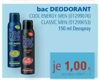 Apotal Bac deodorant cool energy men Angebot