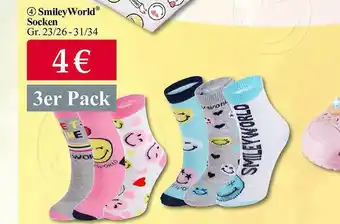 Woolworth Smiley world socken Angebot