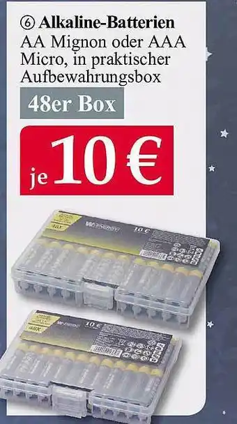 Woolworth Alkaline-batterien Angebot