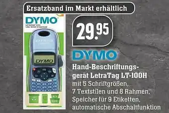 Scheck-in-Center Dymo Hand-beschriftungs-gerät Letratag Lt-100h Angebot