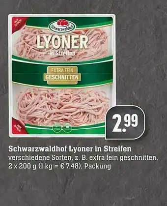 Scheck-in-Center Schwarzwaldhof Lyoner In Streifen Angebot