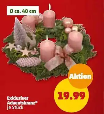 PENNY Exklusiver adventskranz Angebot