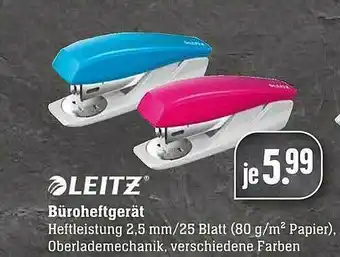 Scheck-in-Center Leitz Büroheftgerät Angebot