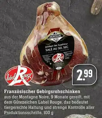 Scheck-in-Center Französischer Gebirgsrohschinken Angebot