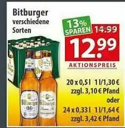 Getränkeland Bitburger Angebot