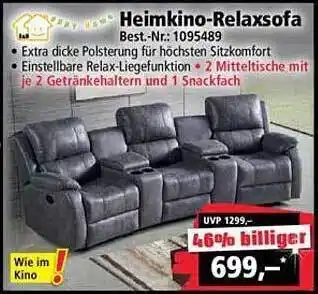 Norma24 Heimkino-relaxsofa Angebot