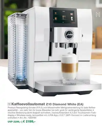 EP Kaffeevollautomat z10 diamond white (ea) jura Angebot