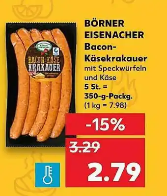 Kaufland Börner Eisenacher Bacon Käsekrakauer Angebot