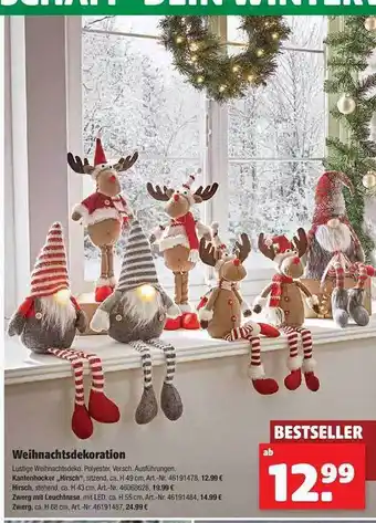 Hagebau Weihnachtsdekoration Angebot