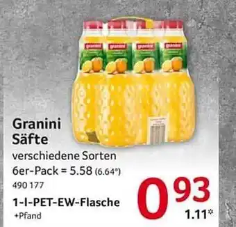 Selgros Granini säfte Angebot