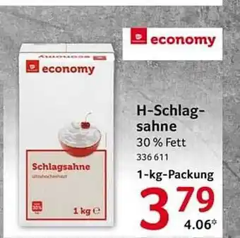 Selgros Economy h-schlagsahne Angebot