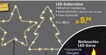 Thomas Philipps Led-dekoration oder weihnachts-led-kerze Angebot