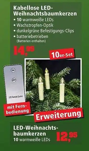 Thomas Philipps Kabellose led-weihnachtsbaumkerzen oder led-weihnachtsbaumkerzen Angebot