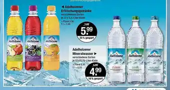 V Markt Adelholzener erfrischungsgetränke, adelholzener mineralwasser Angebot