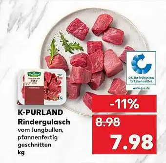 Kaufland K-purland Rinderbgulasch Angebot