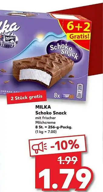 Kaufland Milka Schoko Snack Angebot