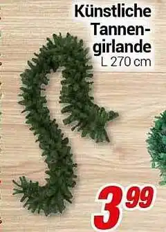 CENTERSHOP Künstliche tannengirlande Angebot