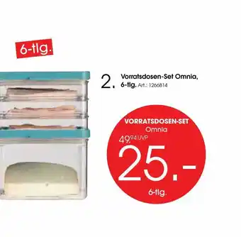 Zurbrüggen Vorratsdosen-set omnia Angebot