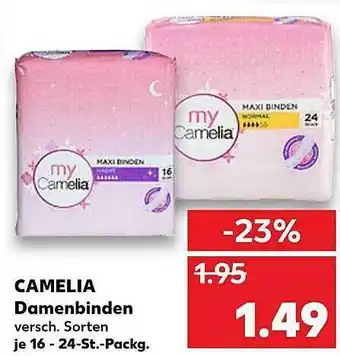 Kaufland Camelia Damenbinden Angebot