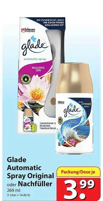 Famila Nord Ost Glade automatic spray original oder nachfüller Angebot