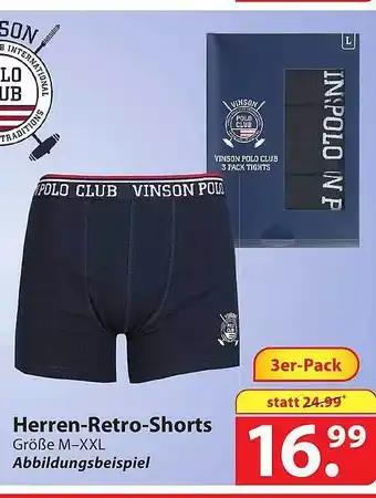 Famila Nord Ost Herren-retro-shorts polo club vinson Angebot