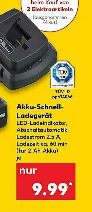 Kaufland Akku-schnell-ladegerät Angebot