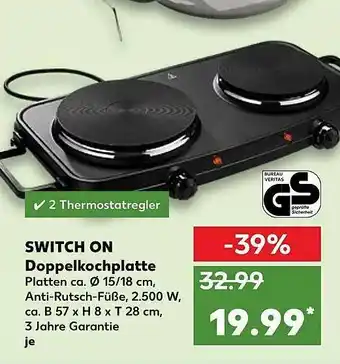 Kaufland Switch On Doppelkochplatte Angebot