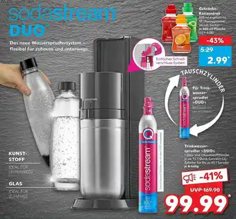 Kaufland Trinkwasersprudler „duo” Sodastream Angebot