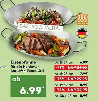 Kaufland Eisenpfanne Angebot