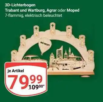 Globus 3d-lichterbogen trabant und wartung, agrar oder moped Angebot