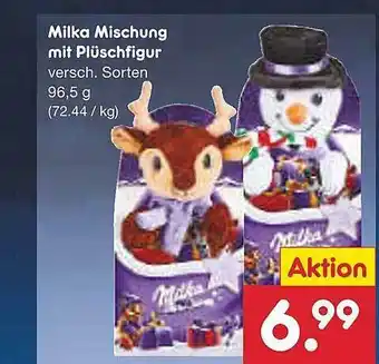 Netto Marken-Discount Milka mischung mit plüschfigur Angebot